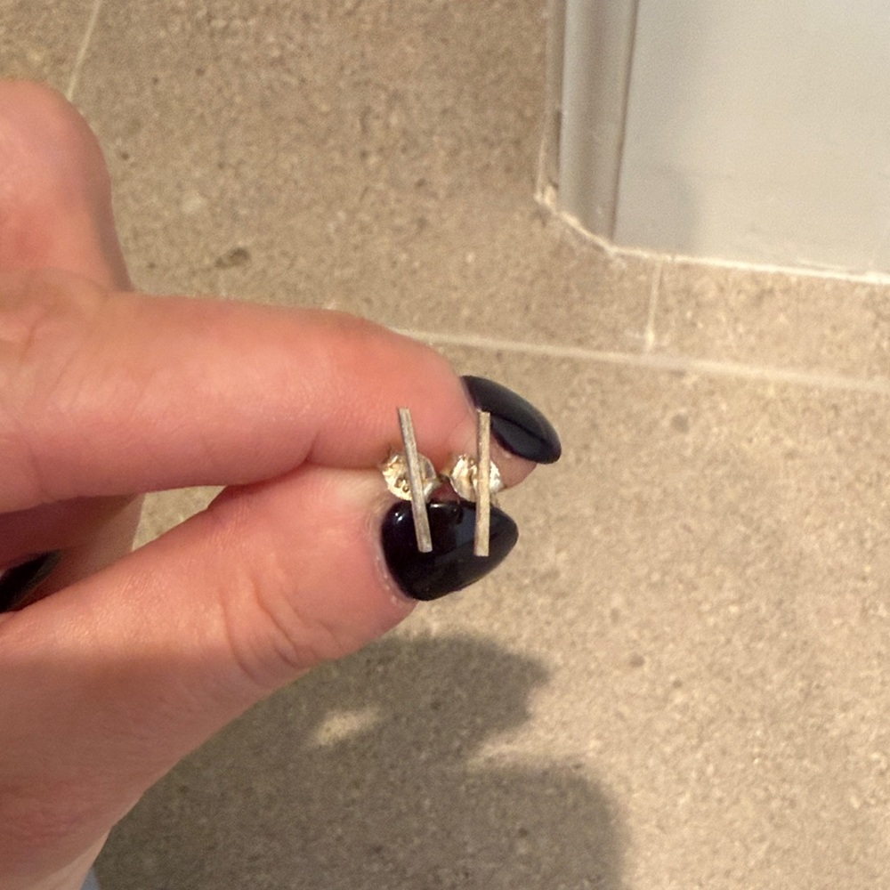 Elegant Silver Stud Earrings
